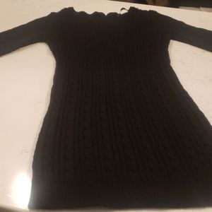 blk sweater dress